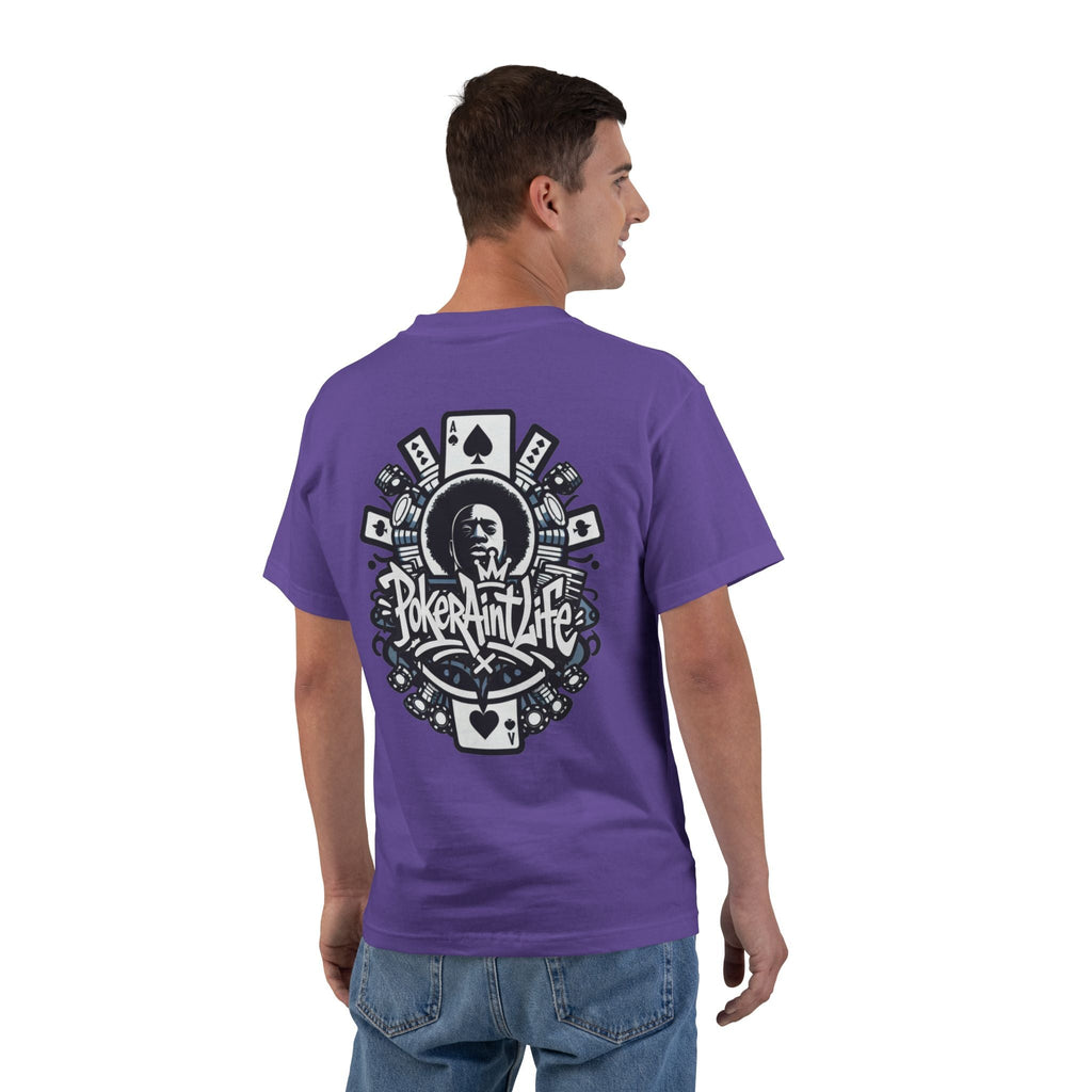 Poker Aint Life T-Shirt, Retro Card Player Graphic Tee - T-Shirt