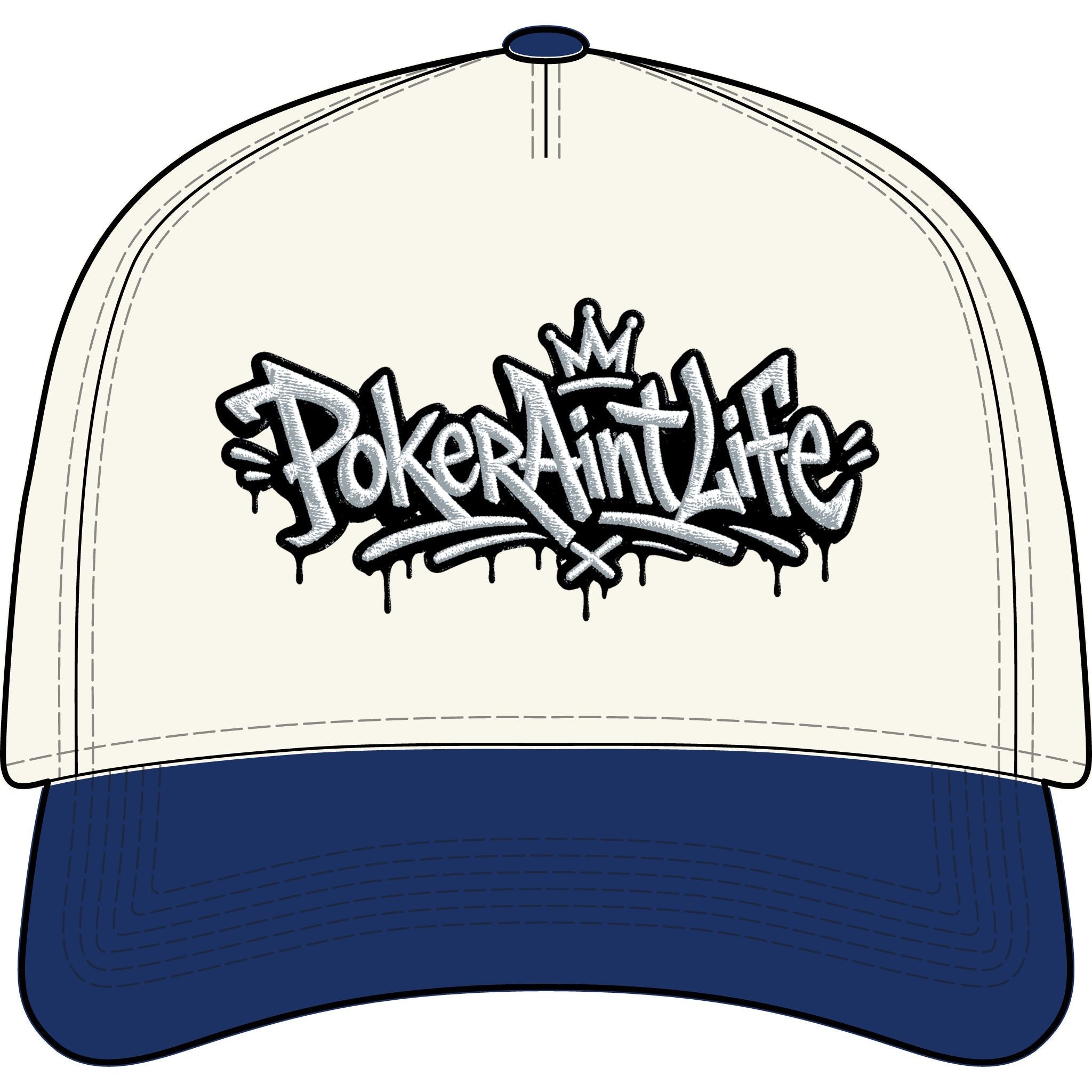 Poker Ain’t Life Two-Tone Cap - Natural / Liberty / One size - Hats