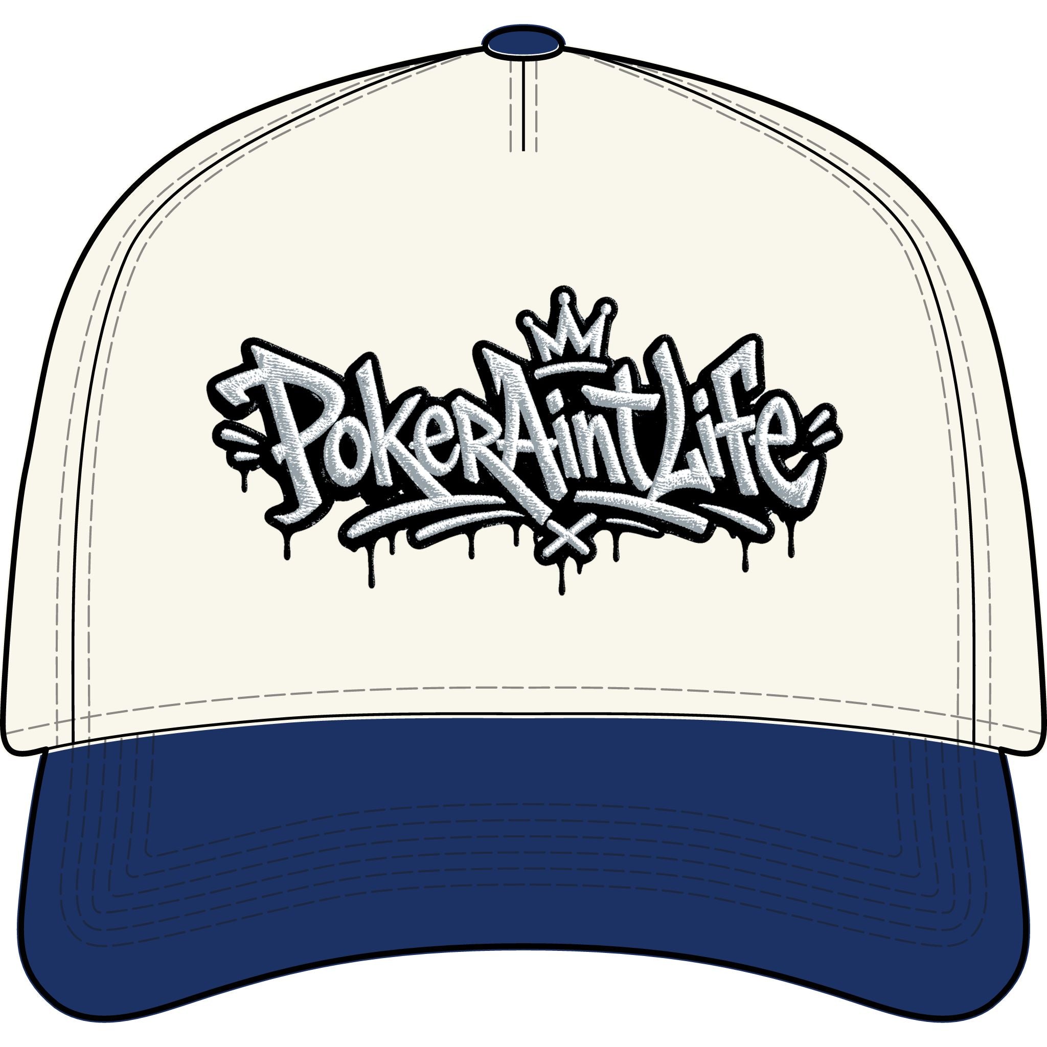 Poker Ain’t Life Two-Tone Cap - Natural / Liberty / One size - Hats