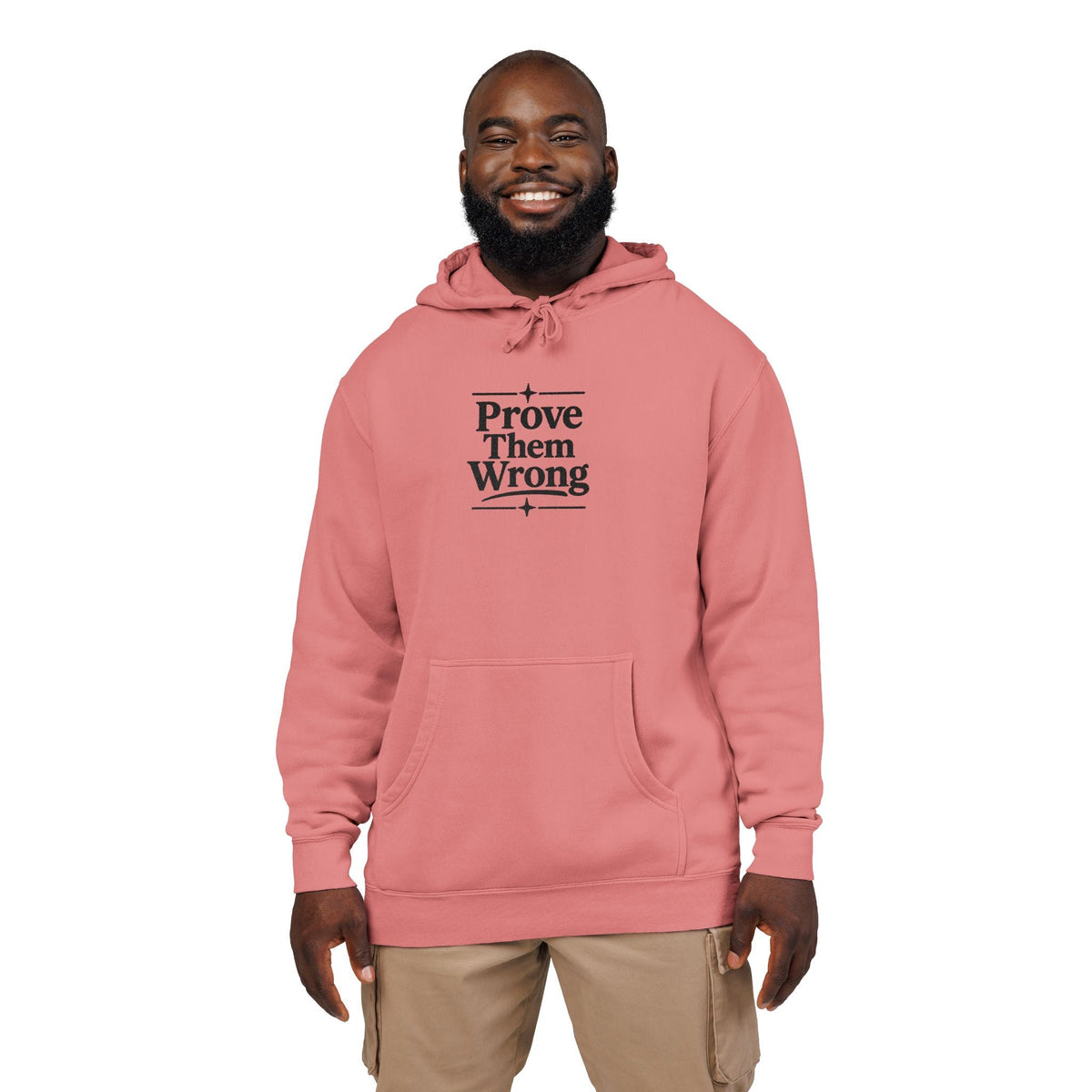 Prove Them Wrong Embroidered Hoodie - S / Pigment Pink - Hoodie