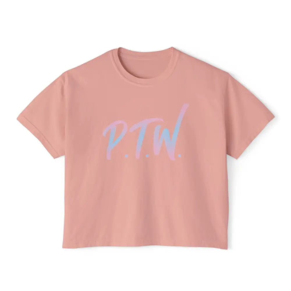 "Prove Them Wrong" (PTW) women's crop top – inspirational poker clothing  and streetwear brand design by Jonah Labranche