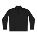 Quarter-Zip Pullover, Minimal Black Patch Bird Logo - XS / Black - Long-sleeve