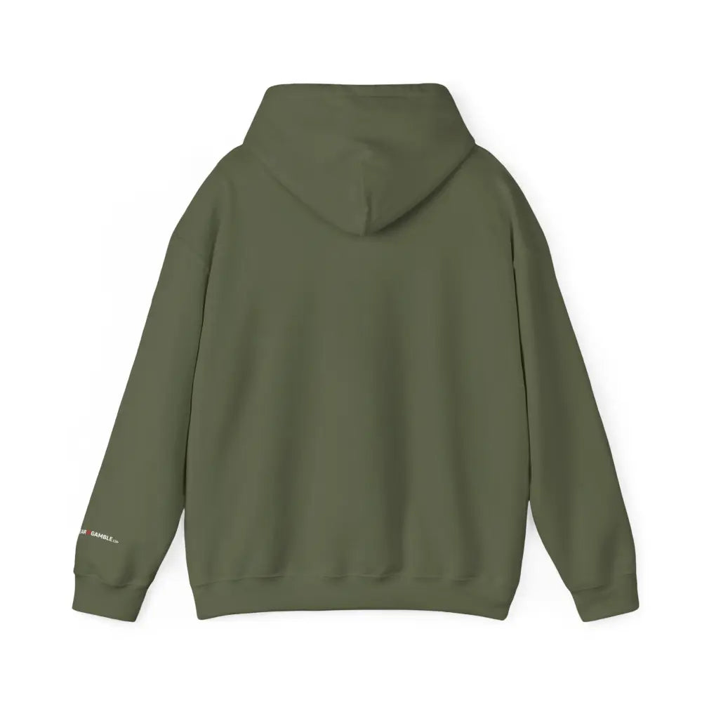 Green "Respect The Range" poker hoodie – strategic poker apparel for grinders who understand the game. #poker #new