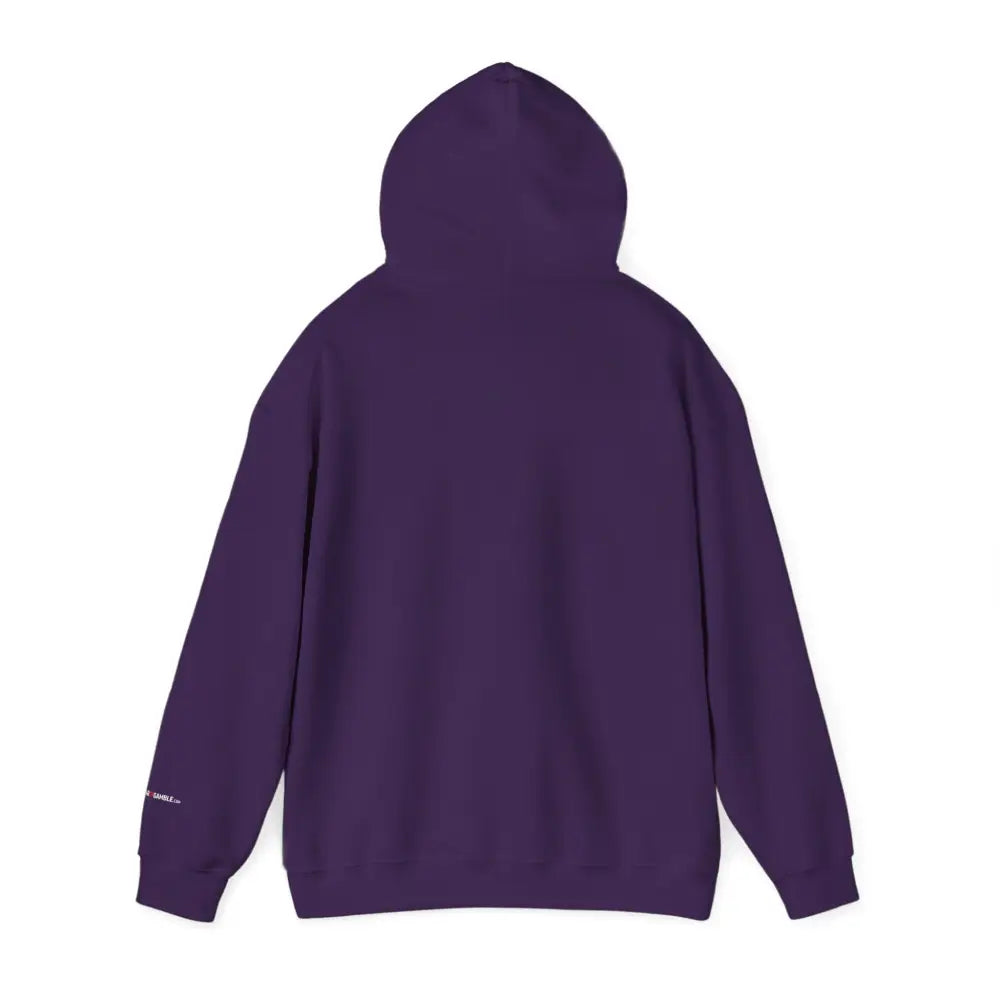 Purple "Respect The Range" poker hoodie – strategic poker apparel for grinders who understand the game. #poker #new
