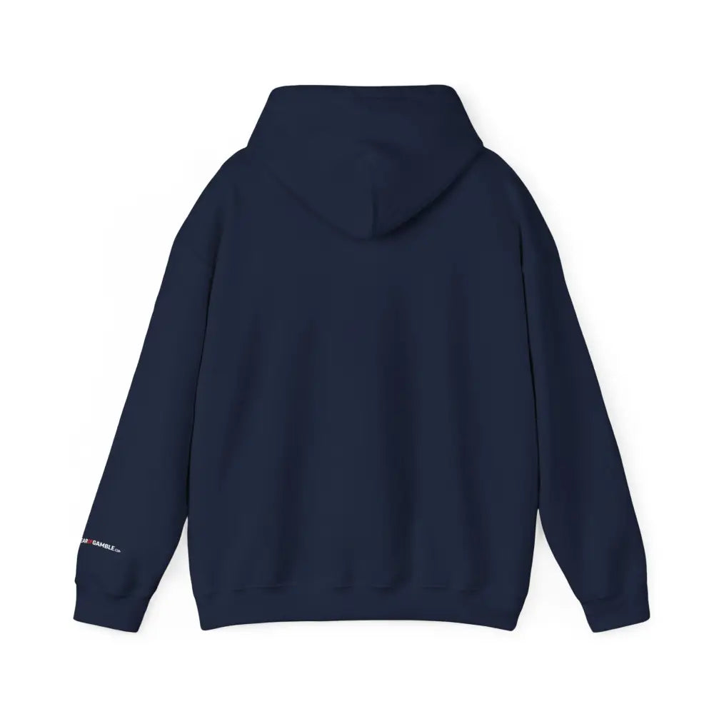 Blue "Respect The Range" poker hoodie – strategic poker apparel for grinders who understand the game. #poker #new
