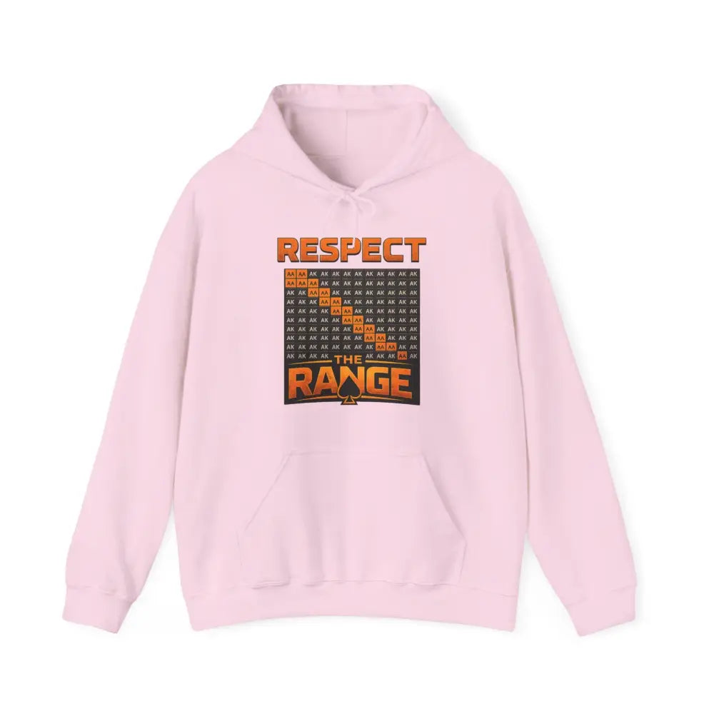 Respect The Range Hoodie by GoG Blk Only Back Design - Hoodie