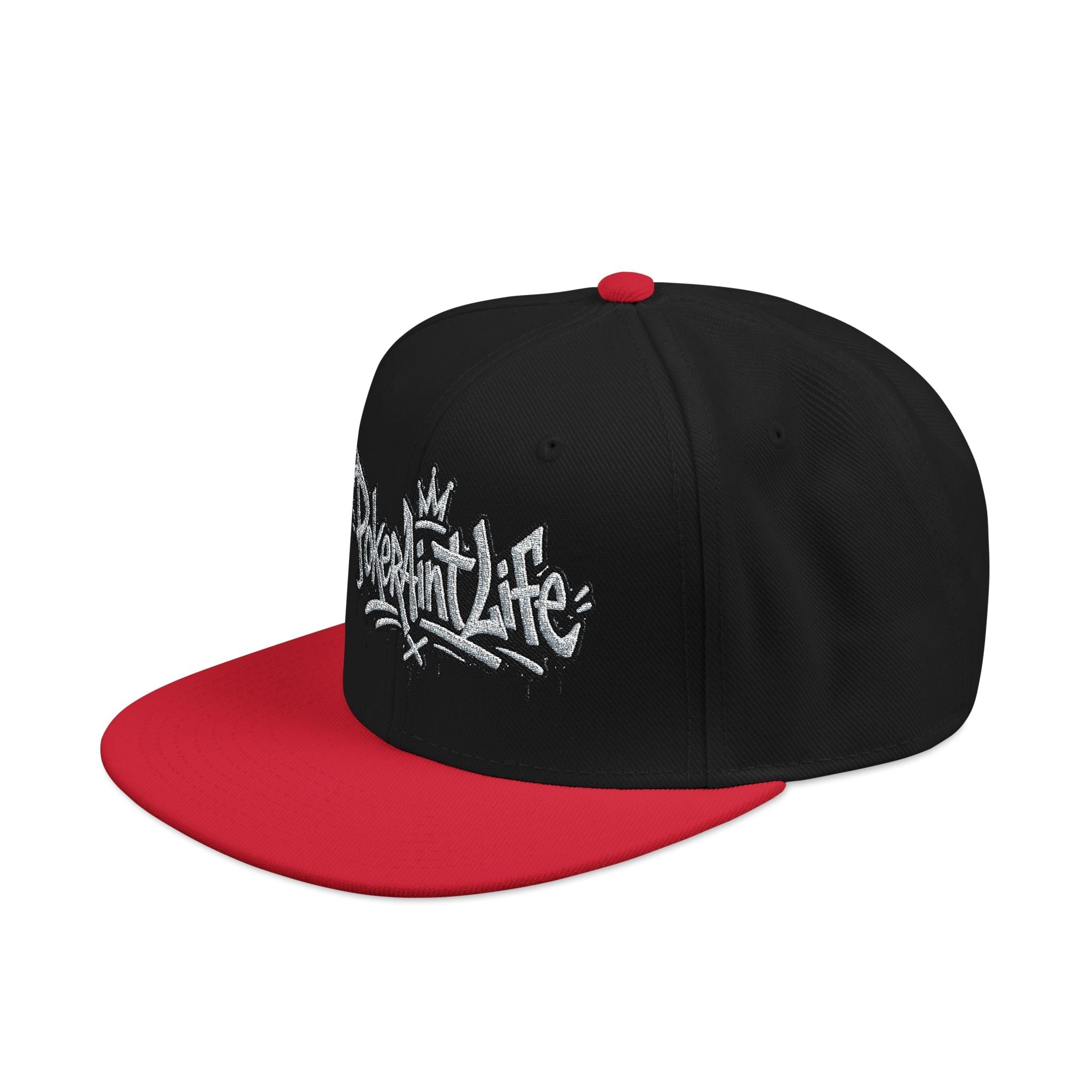 Snapback Hat, Embroidered Graffiti Logo Streetwear Cap - Hats