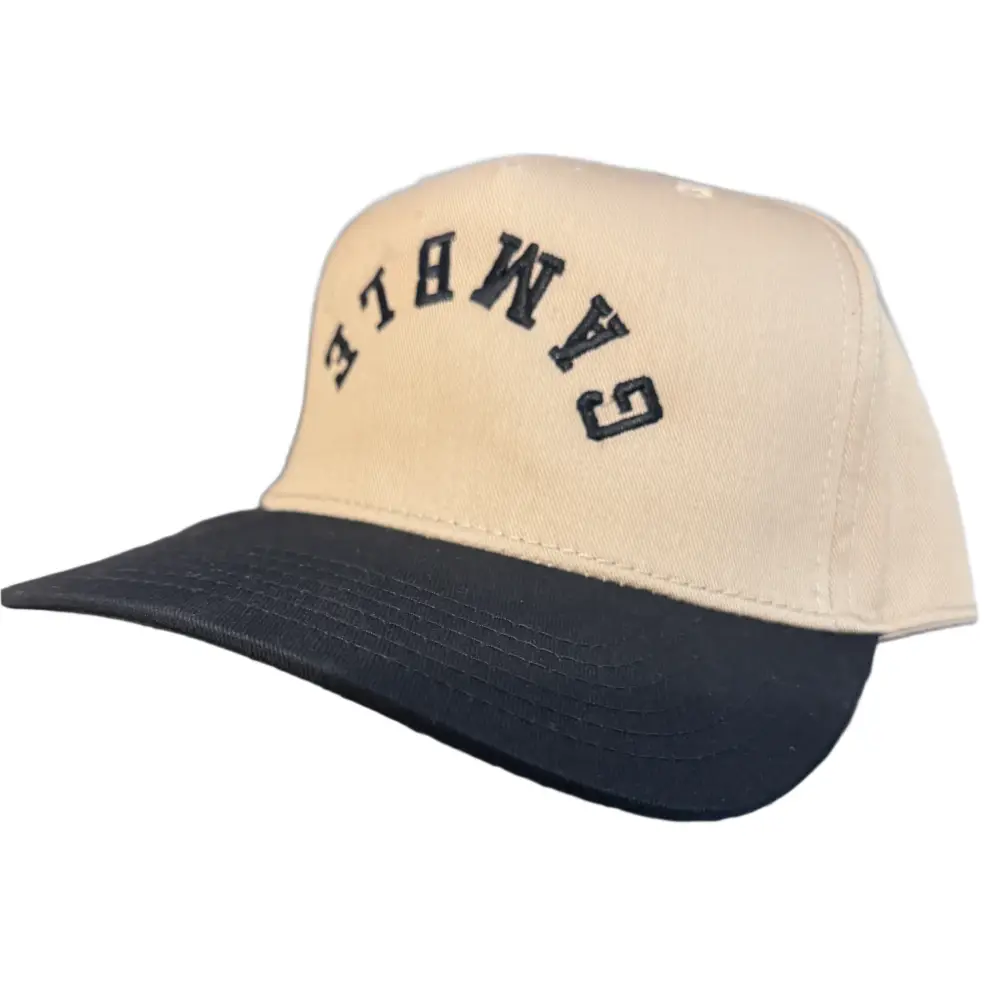 The Gamble Curve Snapback - Black/Natural / One Size - hats