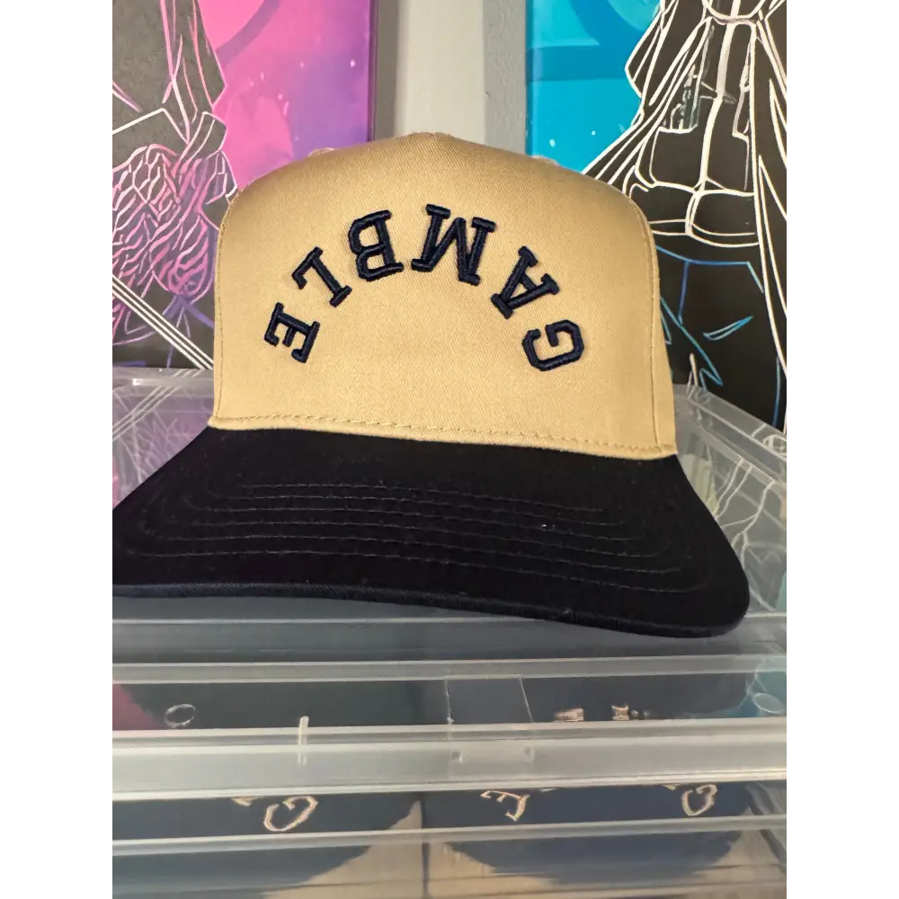 The Gamble Curve Snapback - Black/Natural / One Size - hats