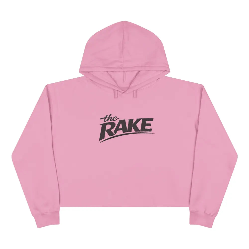 "The Rake" women's poker crop hoodie – trendy gambling theme clothing and streetwear for the poker lifestyle.