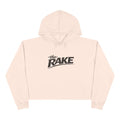 "The Rake" women's poker crop hoodie – trendy gambling theme clothing and streetwear for the poker lifestyle.