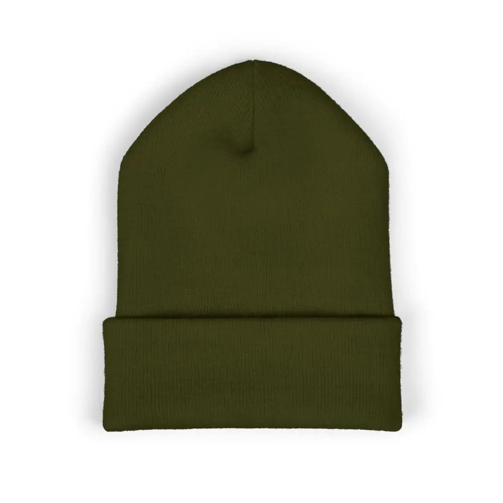 The Rake Embroidered Cuffed Beanie, Classic Logo Knit Hat - Hats