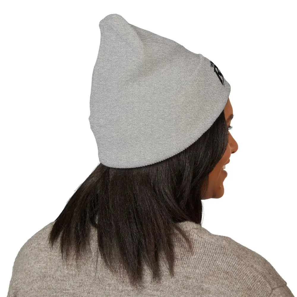 The Rake Embroidered Cuffed Beanie, Classic Logo Knit Hat - Hats