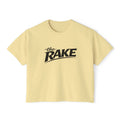 The Rake Motivational Crop Top - Butter / S - T-Shirt