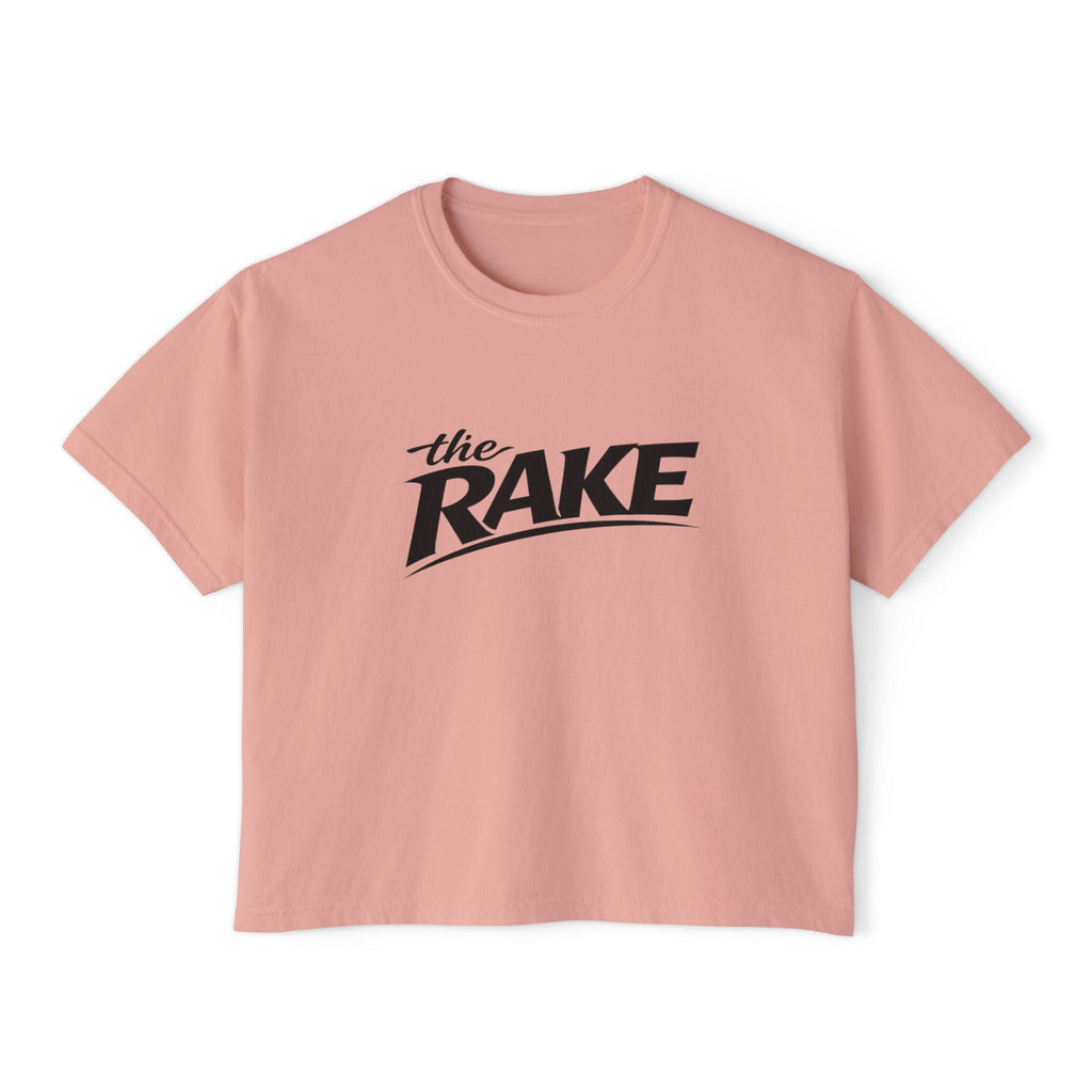 The Rake Motivational Crop Top - Peachy / S - T-Shirt