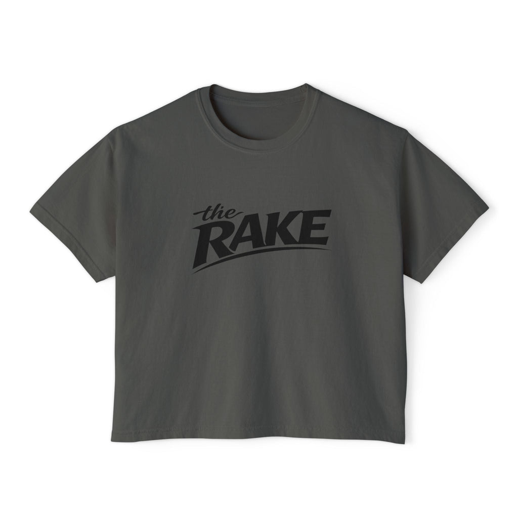 The Rake Motivational Crop Top - Pepper / S - T-Shirt