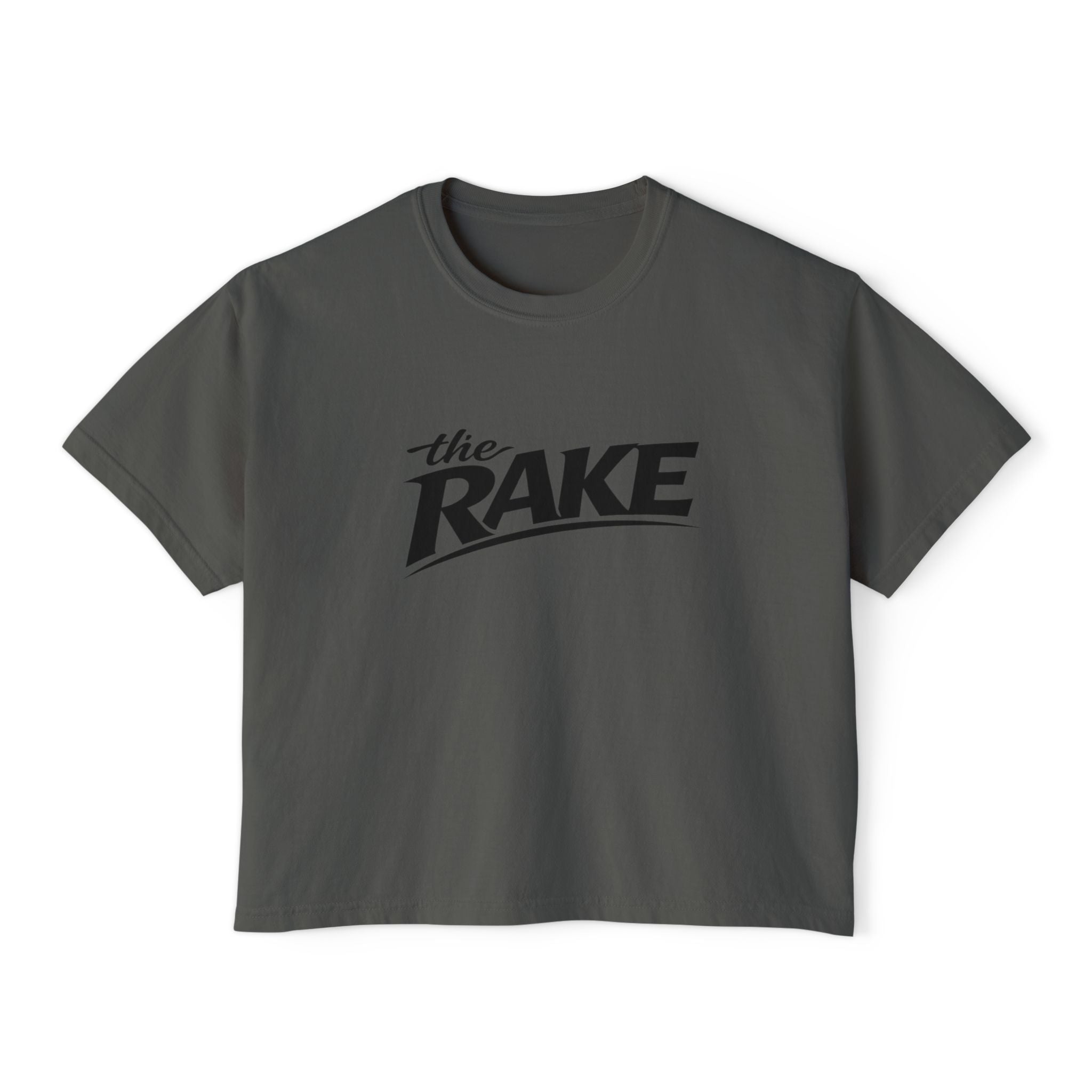 The Rake Motivational Crop Top - Pepper / S - T-Shirt