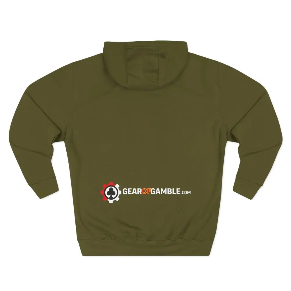 Big Rake Logo Fleece Hoodie, ’The Rake’ Garden Tool Graphic Pullover - Hoodie