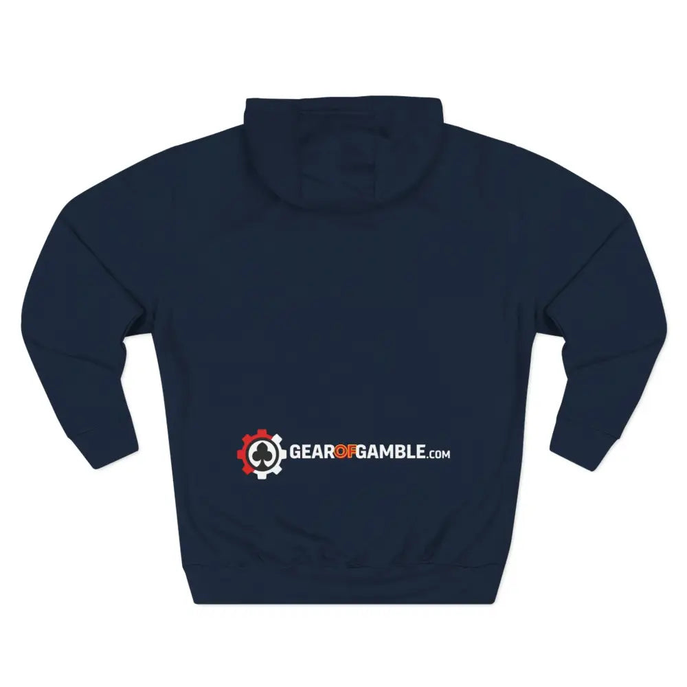 Big Rake Logo Fleece Hoodie, ’The Rake’ Garden Tool Graphic Pullover - Hoodie
