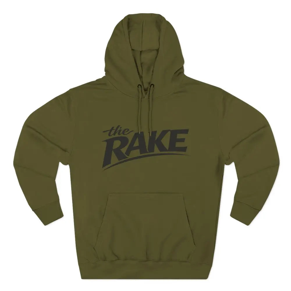The Rake poker hoodie in army green