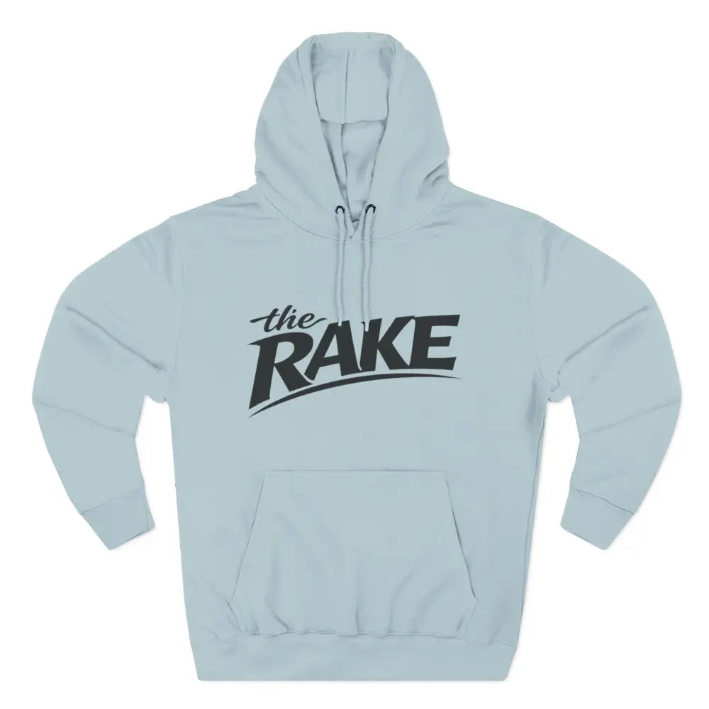 The Rake poker hoodie in blue mist