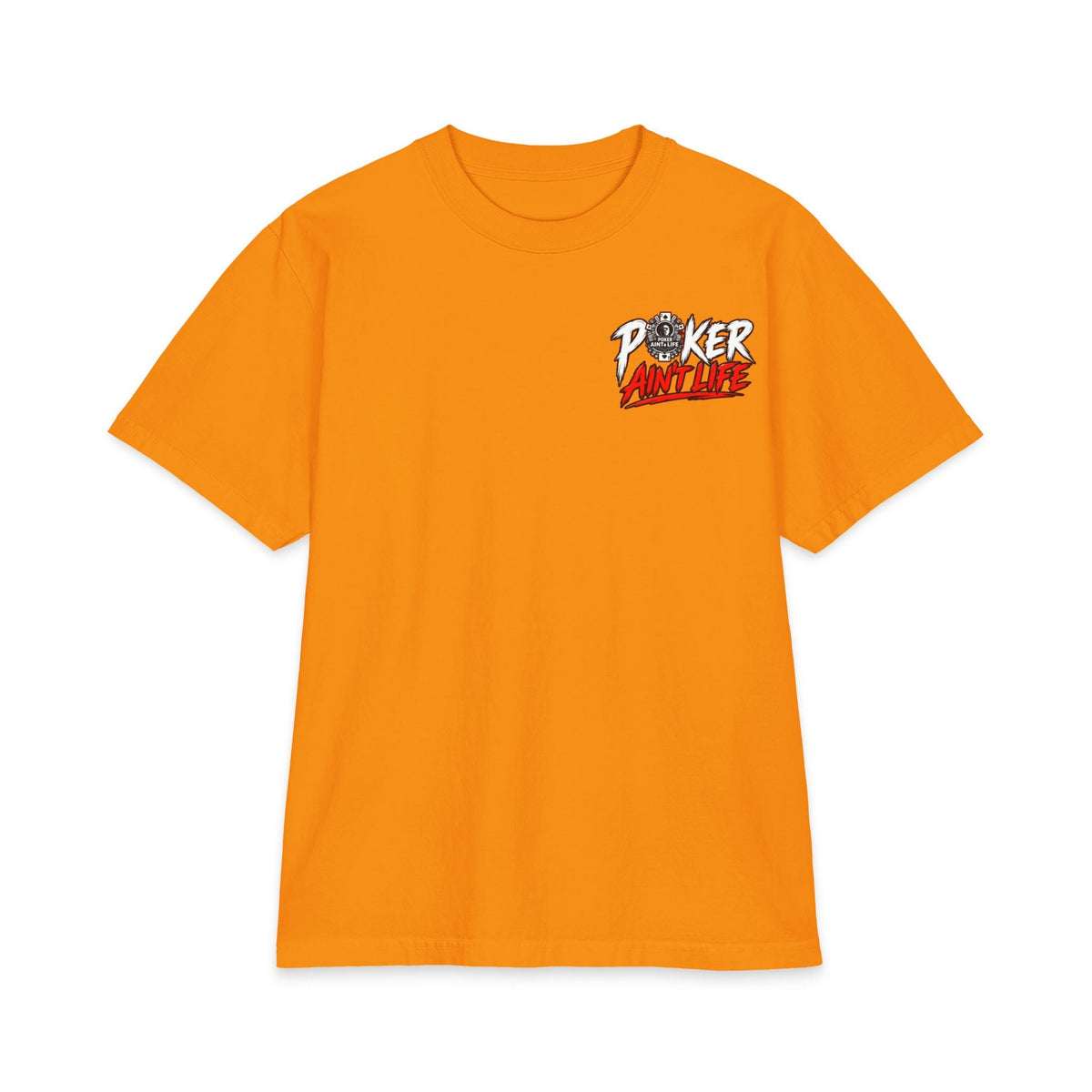 Unisex Max Heavyweight Short Sleeve - S / Orange - T-Shirt
