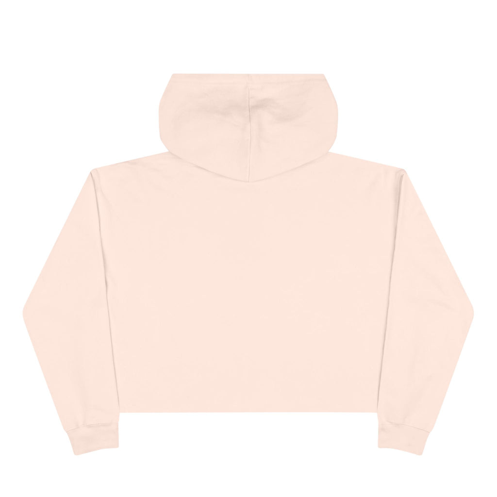 Women’s Gamble’ Cropped Black Hoodie with Card & Dice Logo - Hoodie