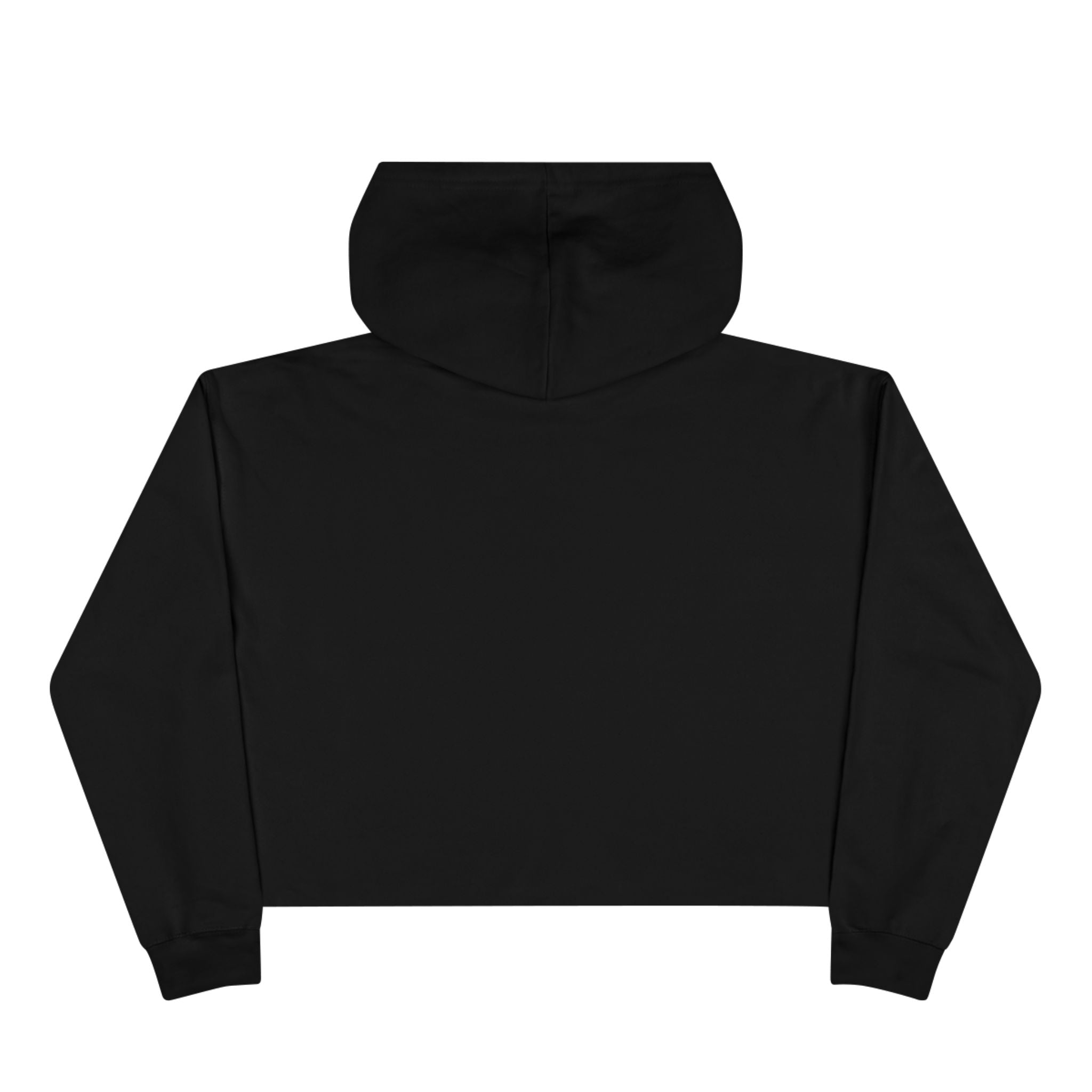 Women’s Gamble’ Cropped Black Hoodie with Card & Dice Logo - Hoodie