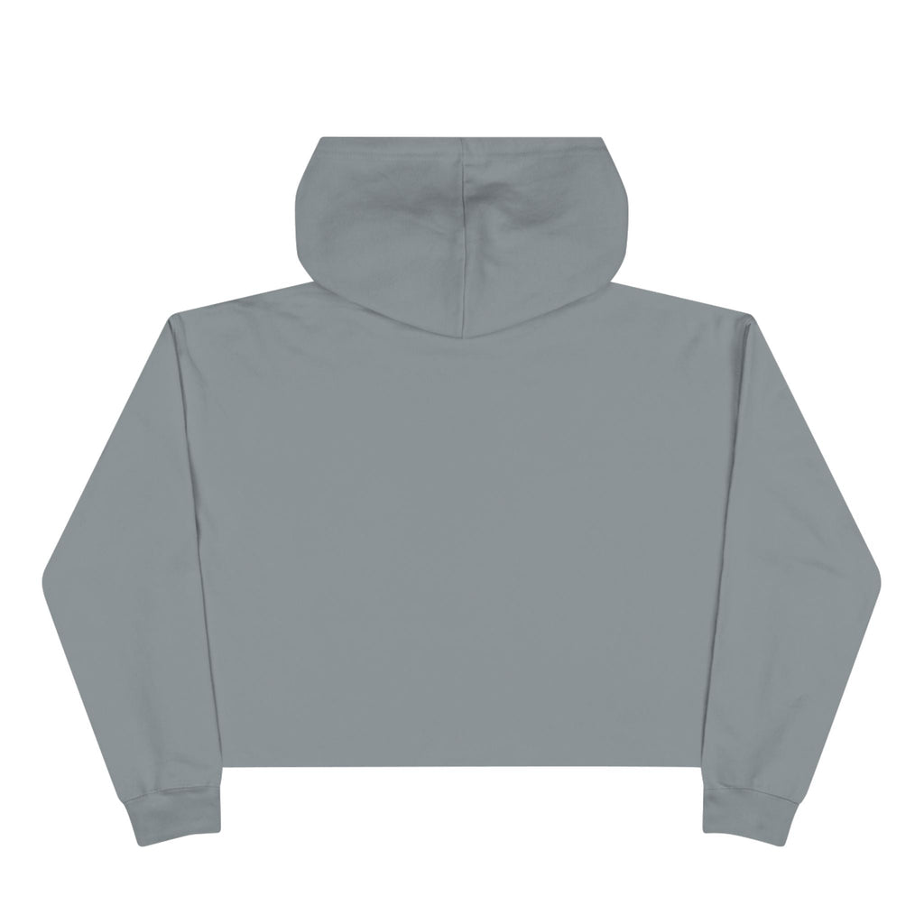 Women’s Gamble’ Cropped Black Hoodie with Card & Dice Logo - Hoodie