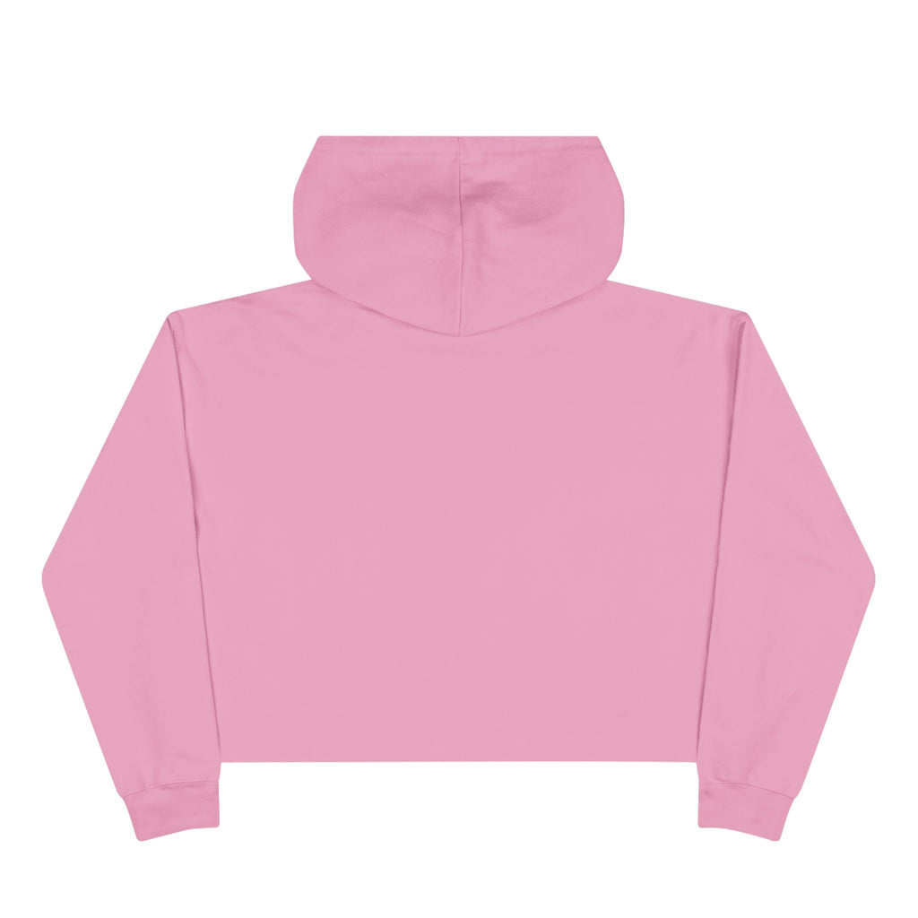 Women’s Gamble’ Cropped Black Hoodie with Card & Dice Logo - Hoodie