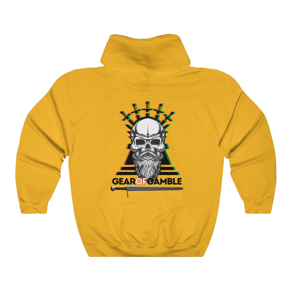 yellow poker hoodie