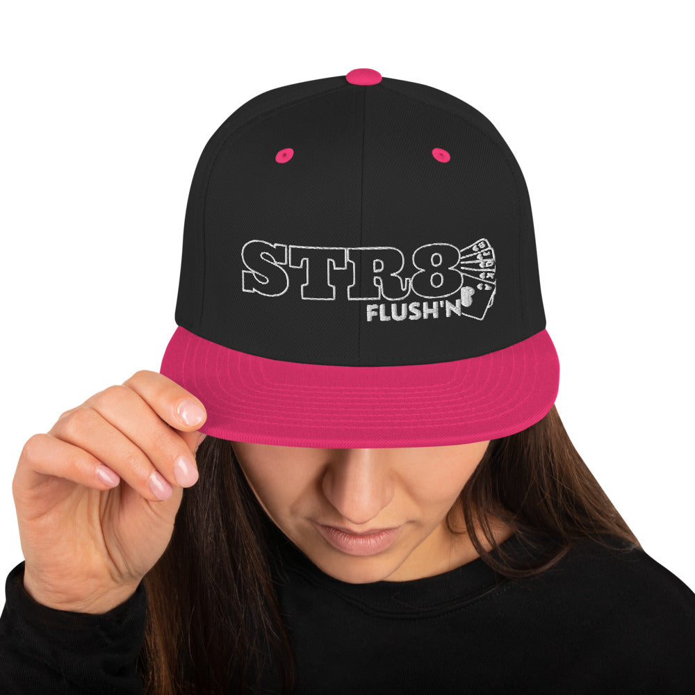Straight Flushing Snapback Hat