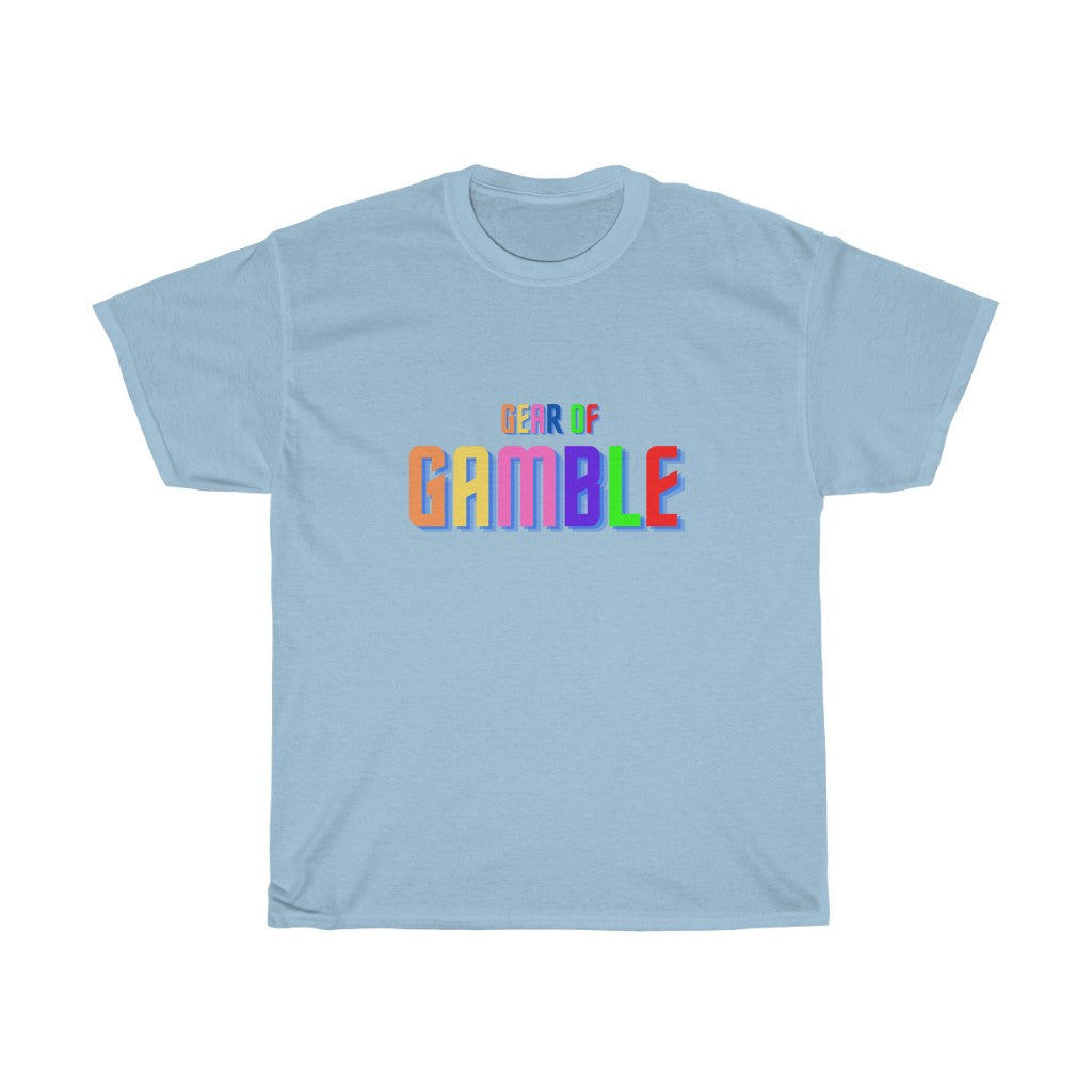 Baby Blue Poker Tee Shirt apparel for gamblers
